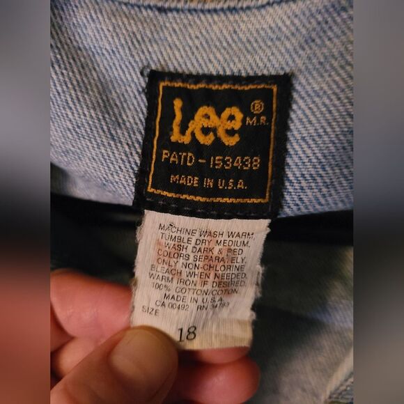 Sawed Off Vintage 70s LEE Riders Denim Jacket M - Picture 9 of 9